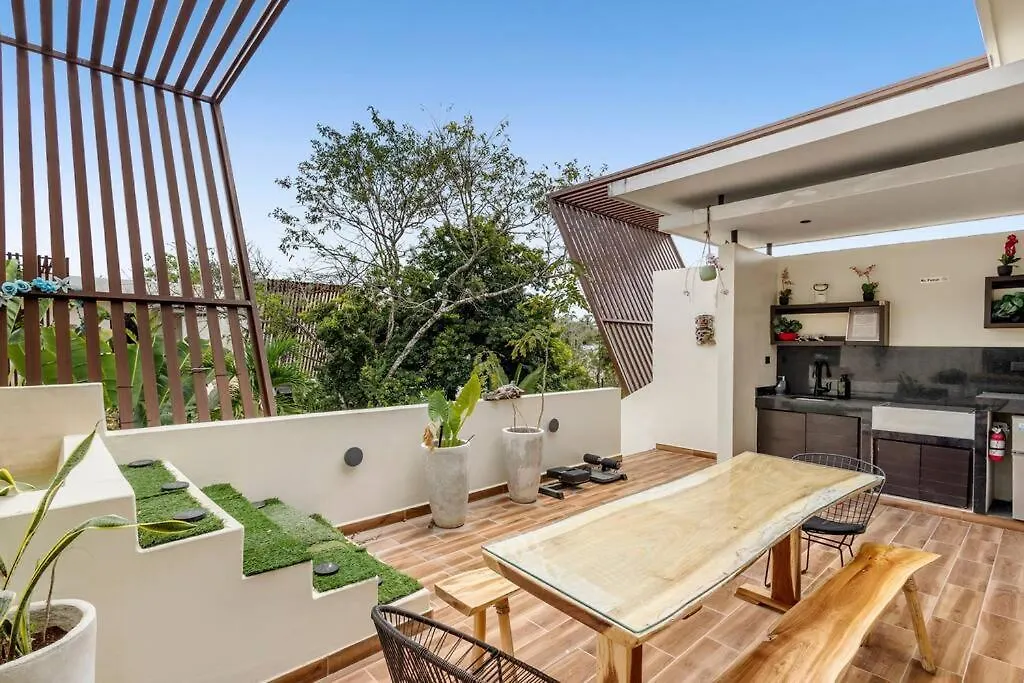 1Min To Downtown Asana Premium W/ Pool & Concierge Apartment Tulum