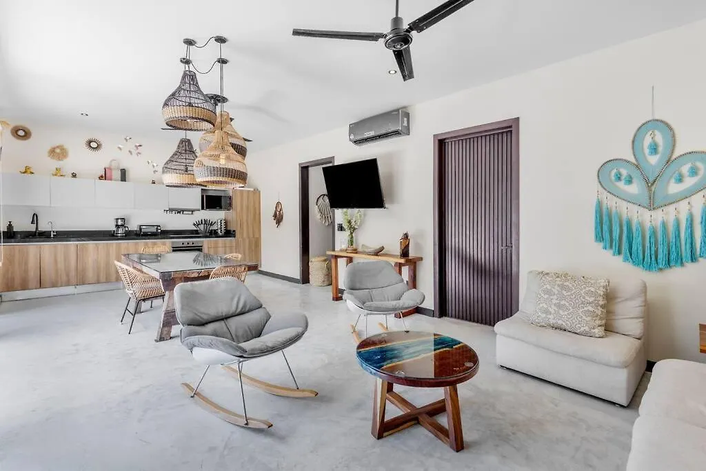 1Min To Downtown Asana Premium W/ Pool & Concierge Apartment Tulum
