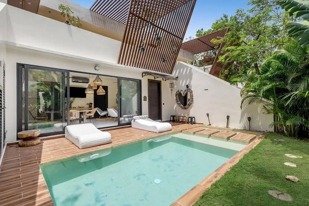 1Min To Downtown Asana Premium W/ Pool & Concierge Apartment Tulum
